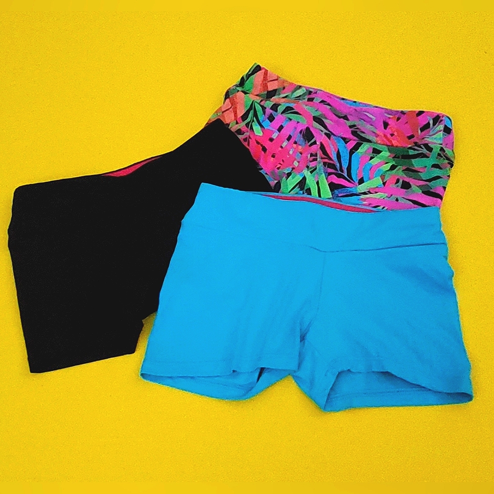 3 Pack Girl's Gymnastic/Tumble Shorts